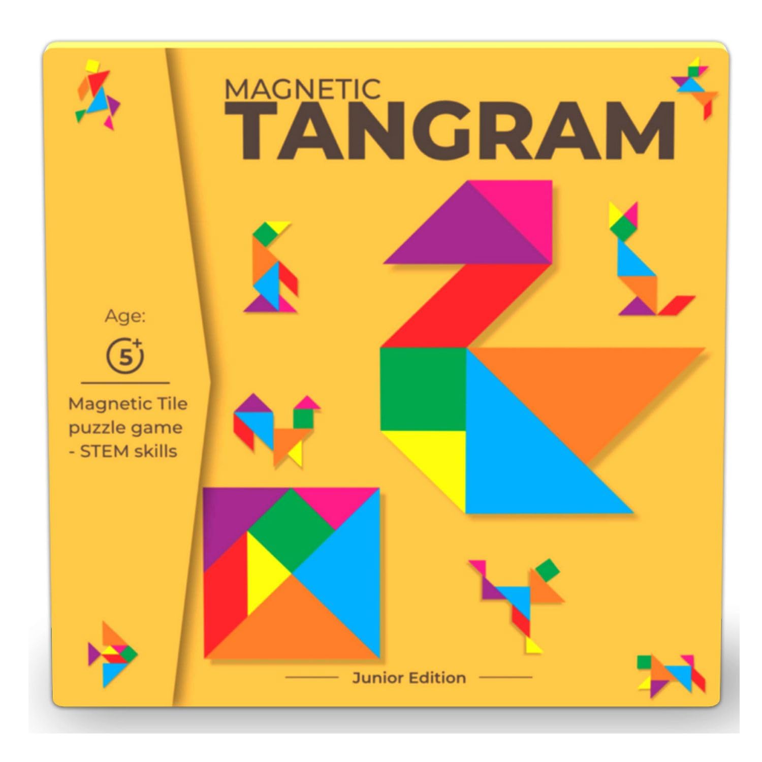Pelikas Toyz Magnetic Tangram Travel Puzzle Book